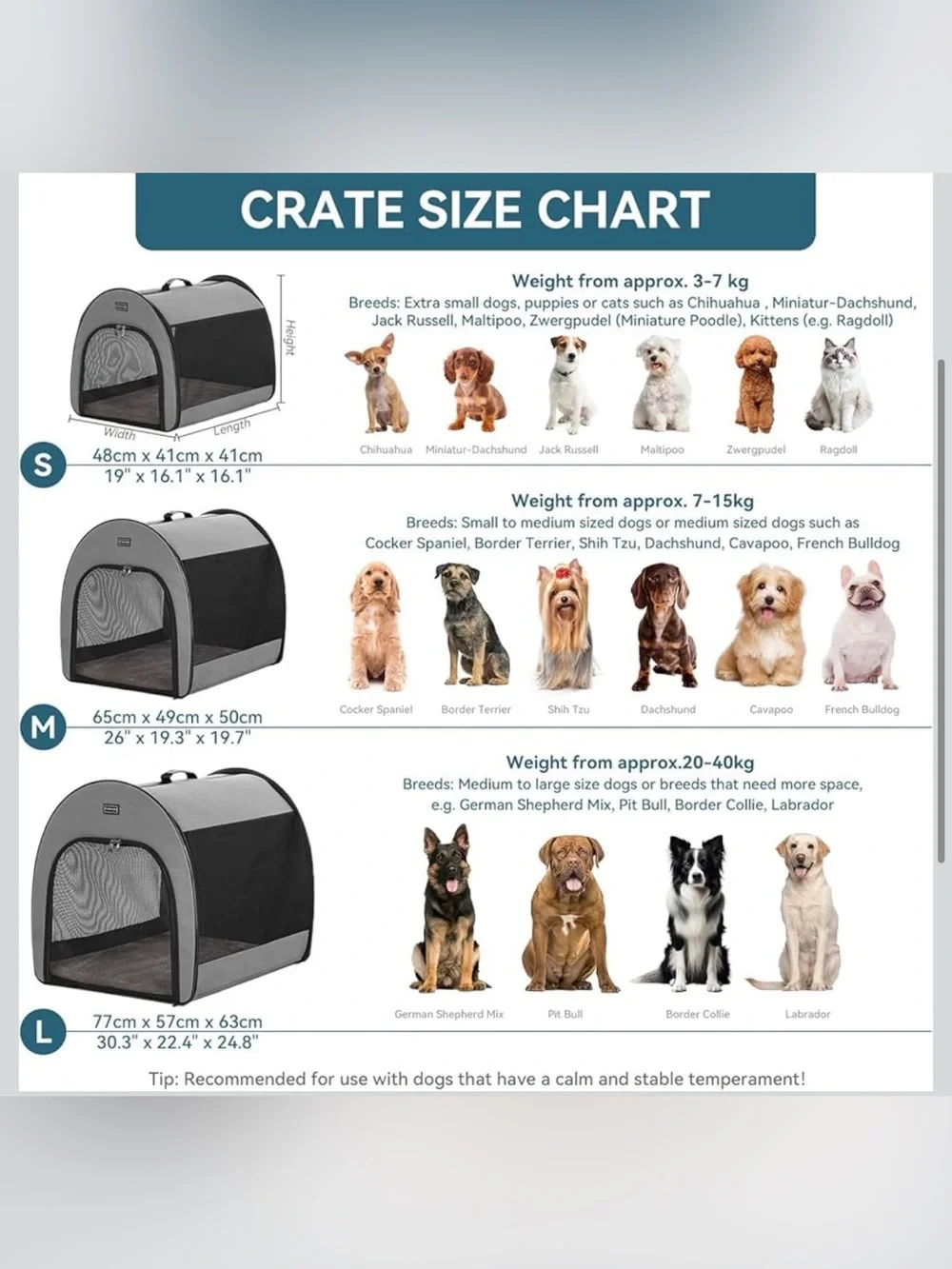 Soft-Sided Pet Travel Crate